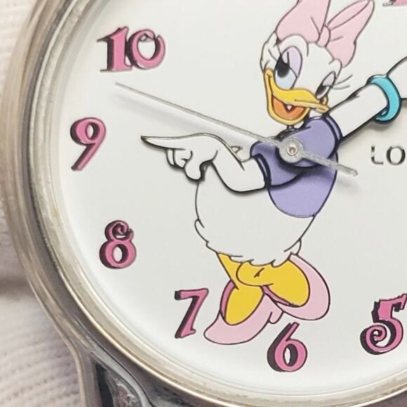 Disney X Lorus Daisy Duck ULTRA RARE VTG Denim Watch  H2F main image 7